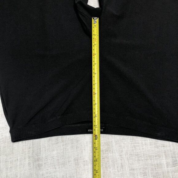 Eileen Fisher Pants L Gray Crepe Pull On Ankle Slim Straight Minimalist Preppy - Picture 12 of 15